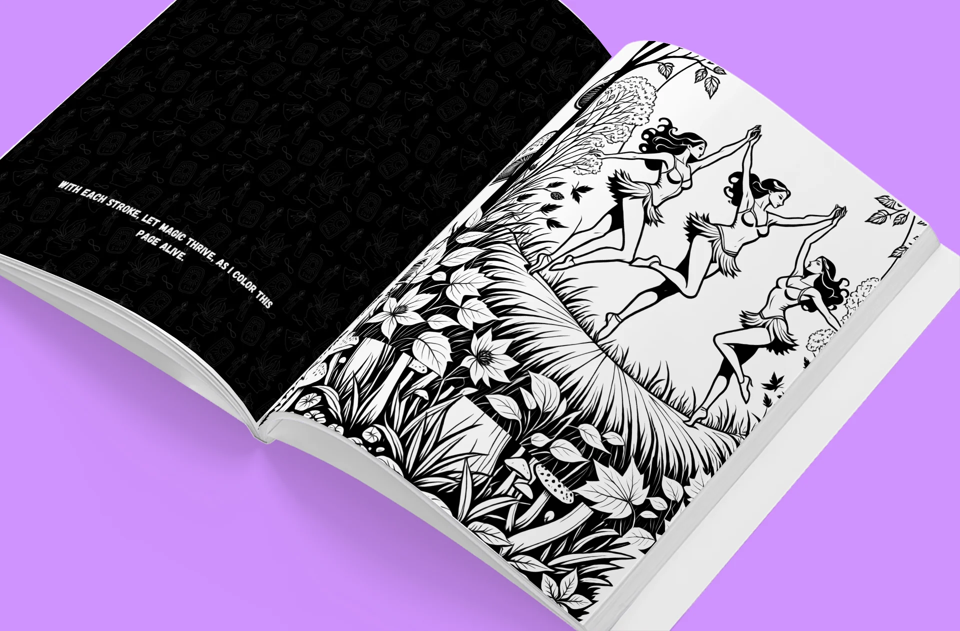 Bewitched by Color – A Coloring Spell Book (Volume II) detail image